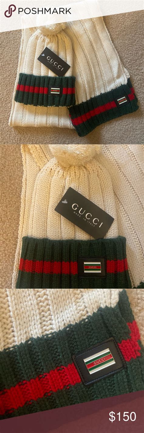 gucci scarf and hat set cheap|authentic Gucci scarves.